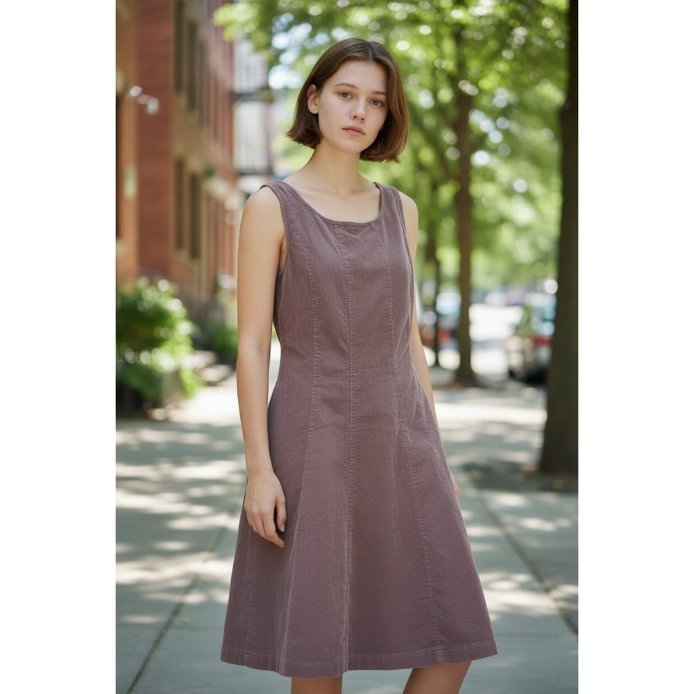 Abercrombie & Fitch Dress Pocket Back To School Preppy Minimalist 15/16 100% CTN - Picture 2 of 7